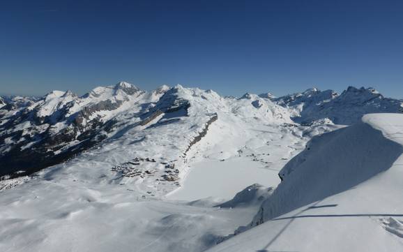 Skiing near Melchtal