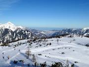 The ski resort on the Höss