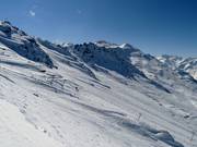 Challenging slopes at Greppon Blanc