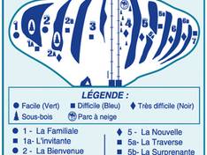 Trail map Mont Biencourt