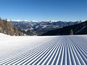 Perfectly groomed slopes at Nassfeld