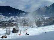 Oberammergau is located directly at the ski area.