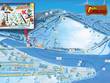 Trail map of the ski resort Frymburk – Svatá Marta