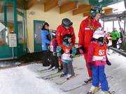 Helpful staff when boarding the chairlifts
