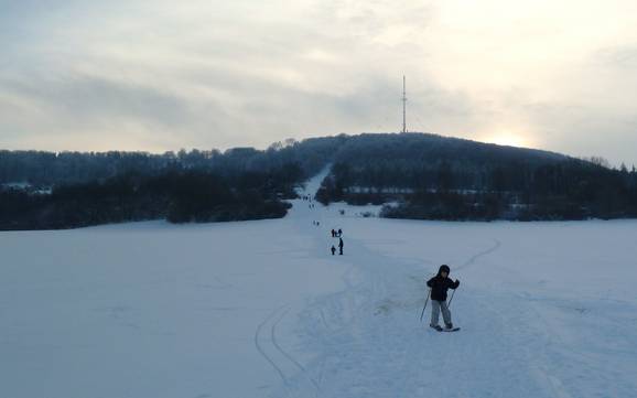 Highest ski resort in the County of Ansbach – ski resort Hesselberg