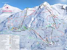 Trail map La Norma