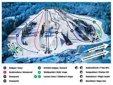 Trail map Serena