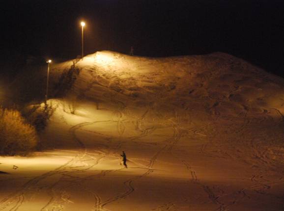The short but steep starting slope