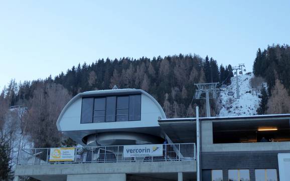 Skiing in Vercorin
