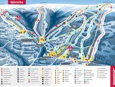 Trail map Björnrike