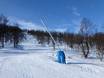 Snow reliability Härjedalen – Snow reliability Tänndalen
