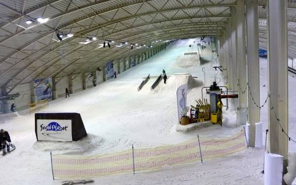 North Holland (Noord-Holland): size of the ski resorts – Size SnowWorld Amsterdam