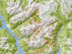 Trail map Mica Heli Guides – Mica Creek