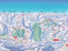 Trail map Brandnertal – Brand/Bürserberg
