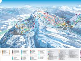 Trail map Kvitfjell