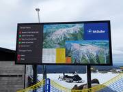 Slope map with up-to-date information on lift operations
