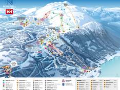 Trail map Norefjell