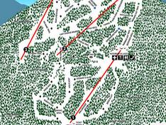 Trail map Mt. Waterman