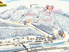 Trail map Myślenice