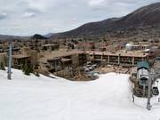 View from the slope of the accommodations in Aspen