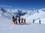 Ski course at Lagalb