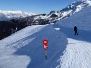Clear slope marking