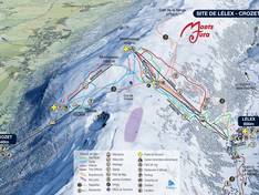 Trail map Lélex/Crozet