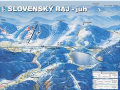 Trail map Biele Vody/Dedinky (Mlynky)