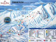Trail map Štrbské Pleso