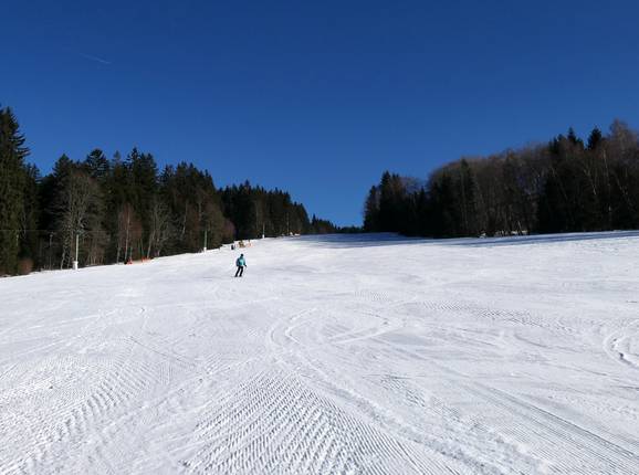Easy slope at the drag lift