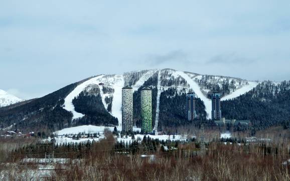 Skiing near Iburi-Tomamu