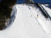 One of the steep slopes next to the St. Georg-Schanze