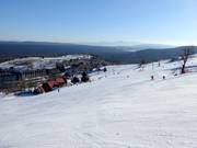 View over the Zieleniec ski area