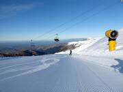 Slope with panoramic views at Mt. Hutt