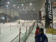 Conveyor belt in the Snow Zone Madrid ski hall