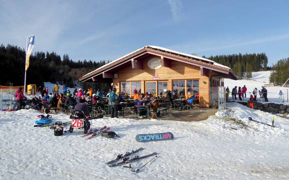Huts, mountain restaurants  Allgäuer Seenland (Allgäuer Lakeland) – Mountain restaurants, huts Schwärzenlifts – Eschach
