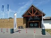 Entrance to the Rucphen ski hall