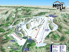 Trail map Mont du Lac