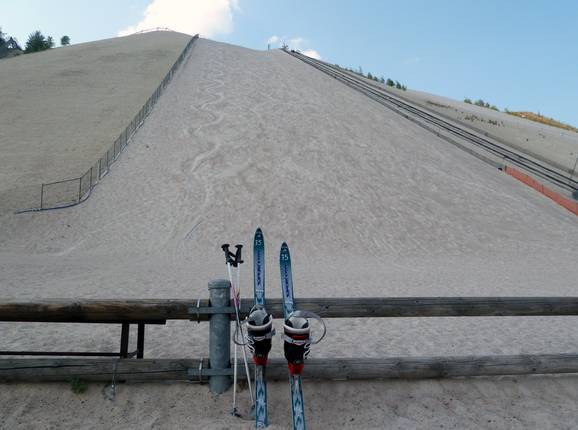 View of the slope at Monte Kaolino