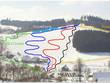 Trail map of the ski resort Jimramov