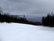 L'Ancrage slope with a view of the Saint Lawrence River
