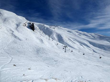 Ski resorts for advanced skiers and freeriding New Zealand Alps – Advanced skiers, freeriders Treble Cone