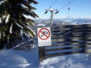 Sign to protect the forest