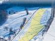 Trail map of the ski resort Modrá Hvězda-Bahýnka
