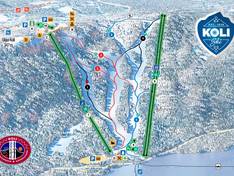 Trail map Ukko-Koli