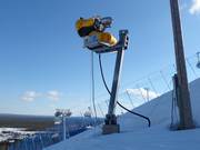 Modern snowmaking in the Pyhä ski resort