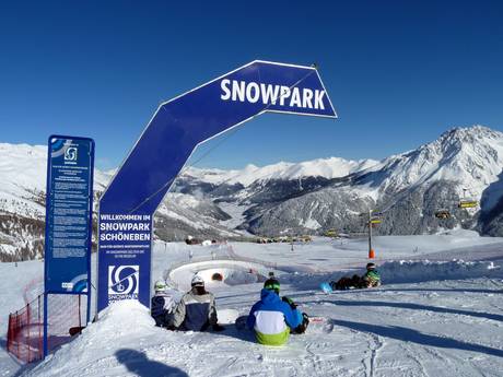 Snow parks Venosta Valley (Vinschgau) – Snow park Belpiano (Schöneben)/Malga San Valentino (Haideralm)