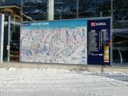 Slope map at the valley station