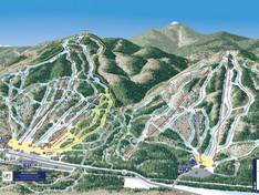 Trail map Attitash Mountain Resort