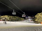 Night skiing